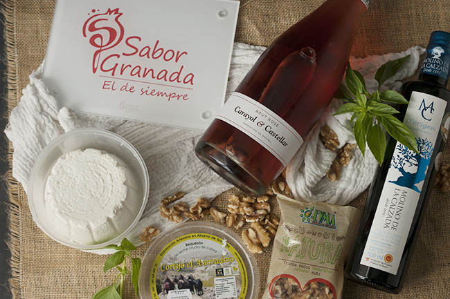 Productos para hacer Risotto de manzana y requesón con nueces - Sabor Granada Productos para hacer Risotto de manzana y requesón con nueces - Sabor Granada