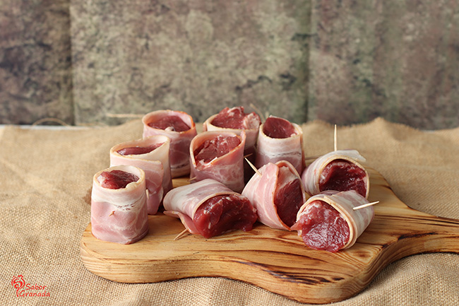 Solomillo ibérico con alioli de sobrasada en elaboración - Sabor Granada Solomillo ibérico con alioli de sobrasada en elaboración - Sabor Granada