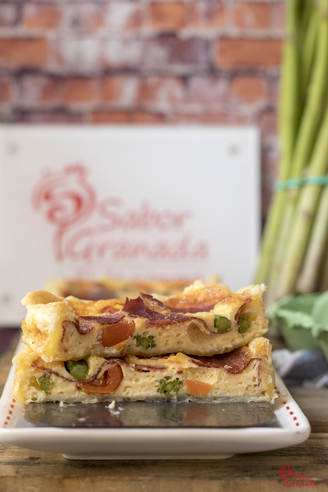 Quiche de jamón ibérico de bellota - Sabor Granada Quiche de jamón ibérico de bellota - Sabor Granada