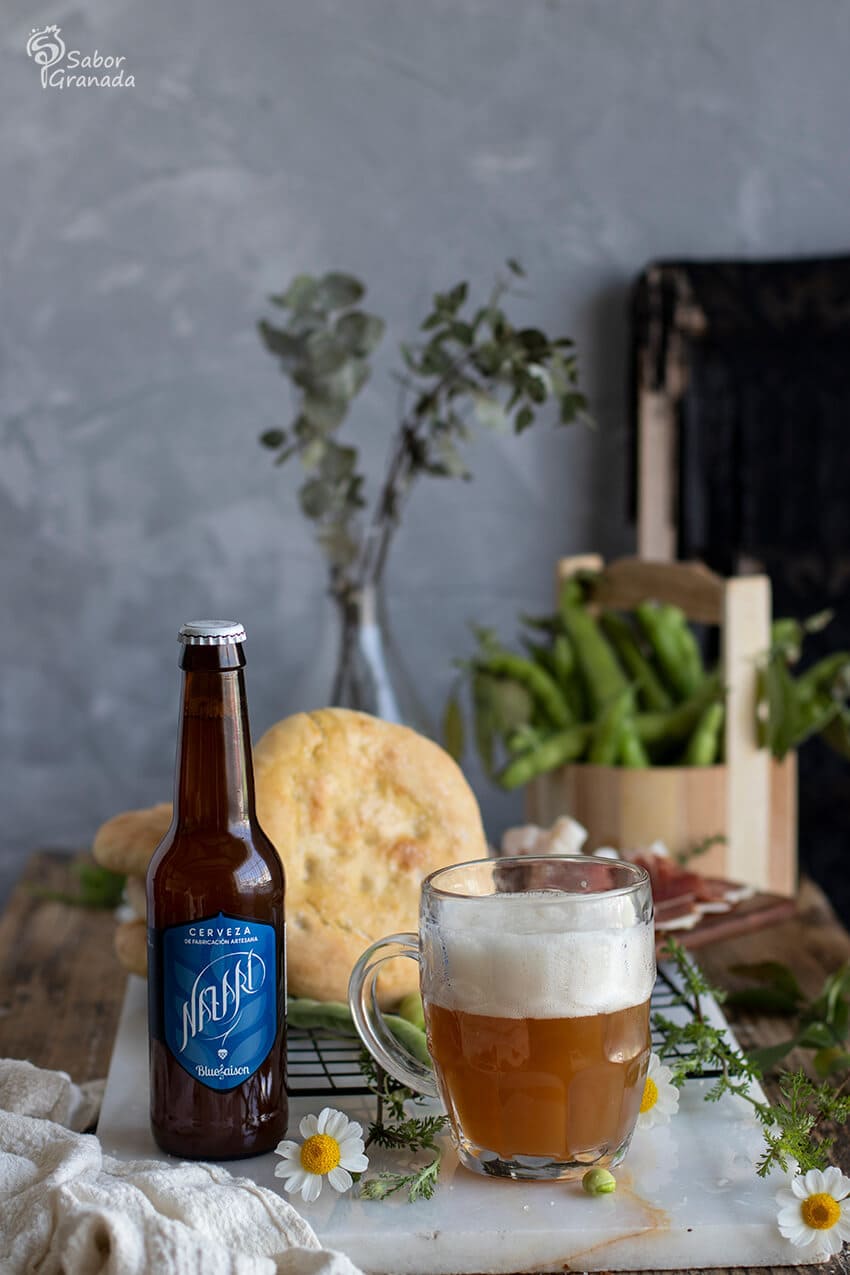 Cerveza artesana Nazarí para acompañar la salailla - Sabor Granada Cerveza artesana Nazarí para acompañar la salailla - Sabor Granada