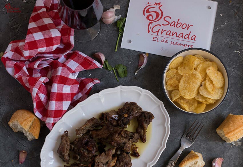 Receta de Costillas al ajillo - Sabor Granada