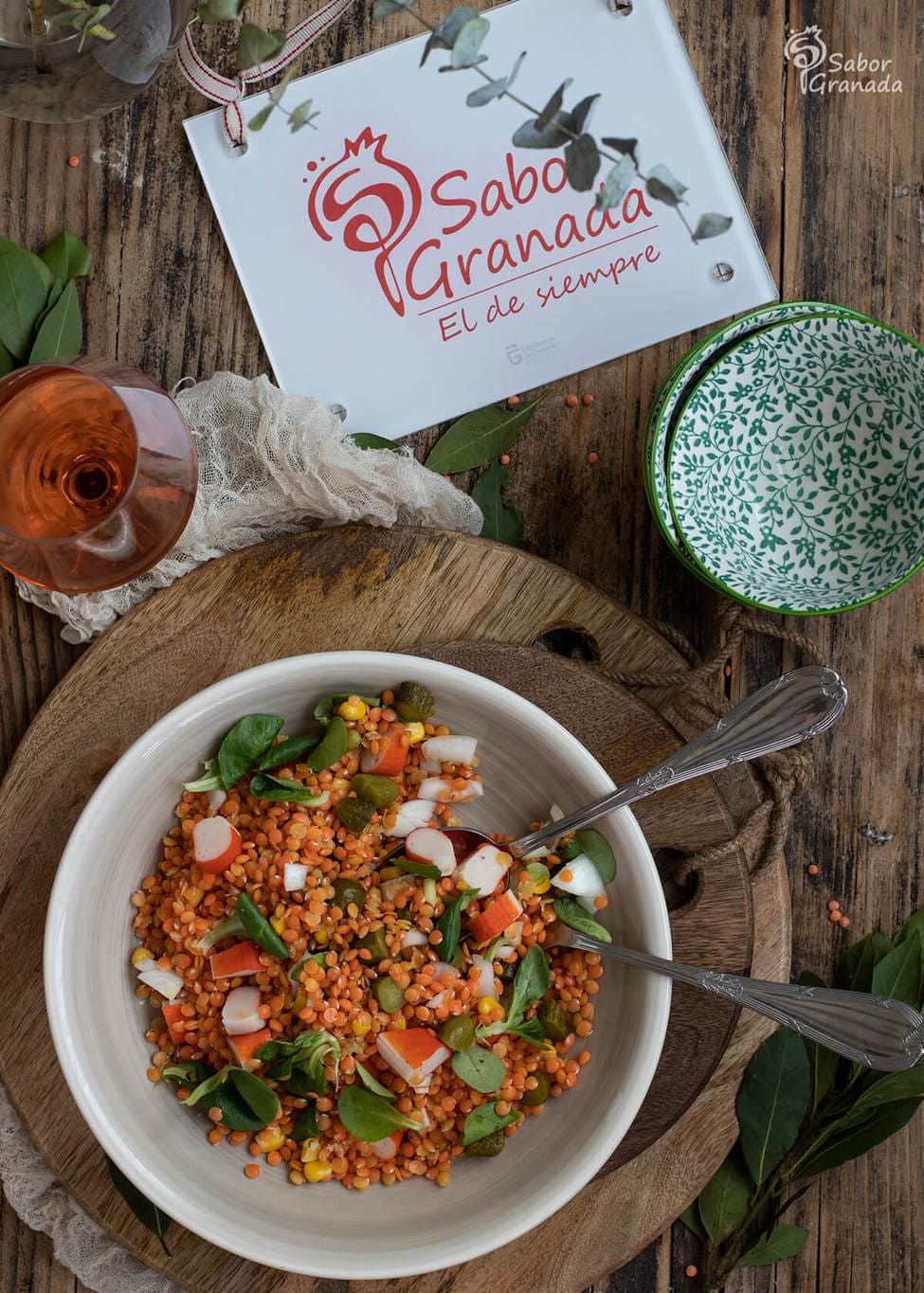 Ensalada de lentejas - Sabor Granada Ensalada de lentejas - Sabor Granada