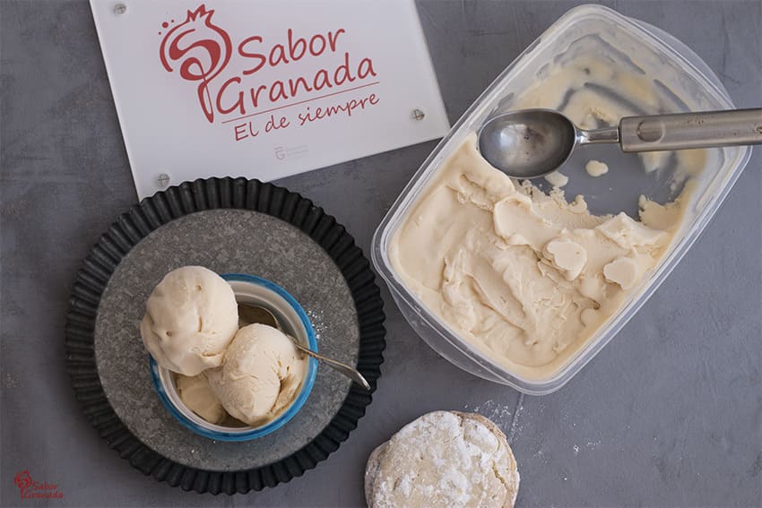 Receta para hacer Helado de Maritoñi - Sabor Granada