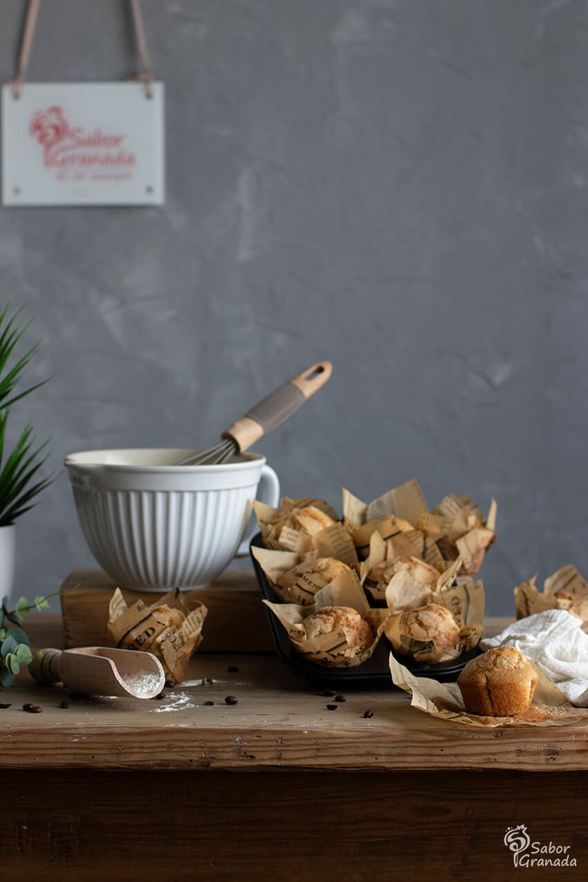 Magdalenas de café - Sabor Granada Magdalenas de café - Sabor Granada