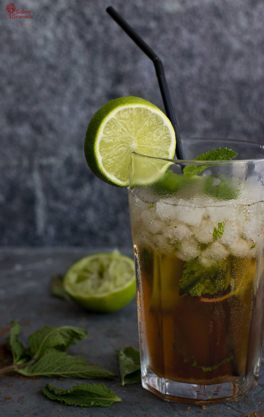 Elabración de mojito - Sabor Granada Elabración de mojito - Sabor Granada