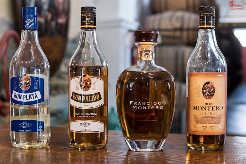 Varios productos de Ron Montero - Sabor Granada Varios productos de Ron Montero - Sabor Granada