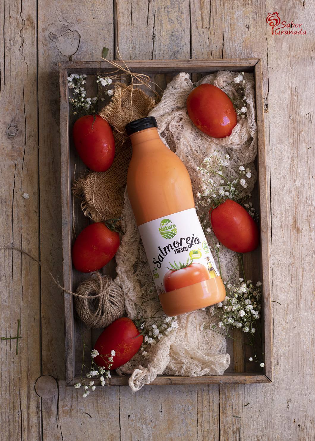 Salmorejo Caña Nature para la elaboración de flan de salmorejo - Sabor Granada Salmorejo Caña Nature para la elaboración de flan de salmorejo - Sabor Granada