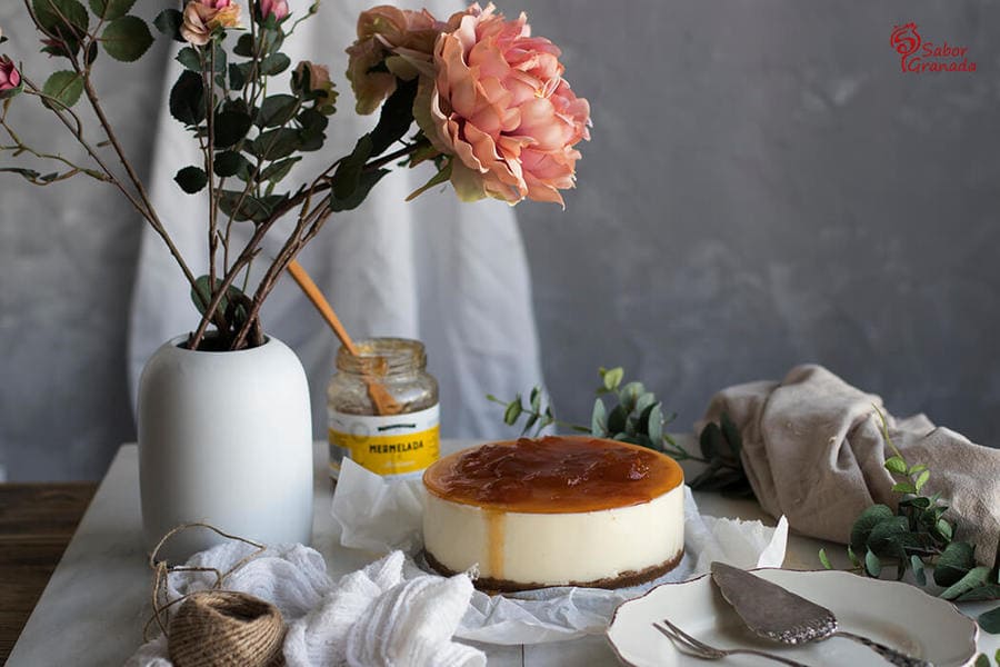 Elaboración de tarta de queso sin horno - Sabor Granada Elaboración de tarta de queso sin horno - Sabor Granada