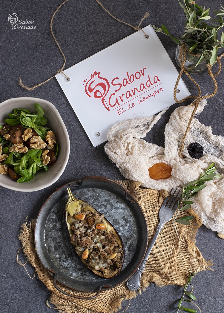 Berenjenas rellenas de carne de cordero y frutos secos - Sabor Granada Berenjenas rellenas de carne de cordero y frutos secos - Sabor Granada