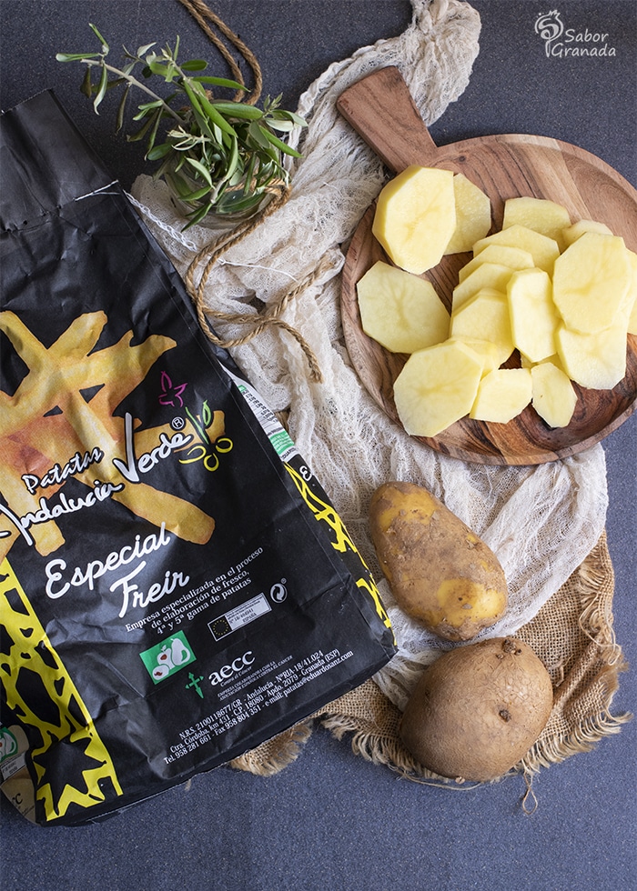 Patatas Eduardo Sanz para hacer un plato alpujarreño - Sabor Granada Patatas Eduardo Sanz para hacer un plato alpujarreño - Sabor Granada