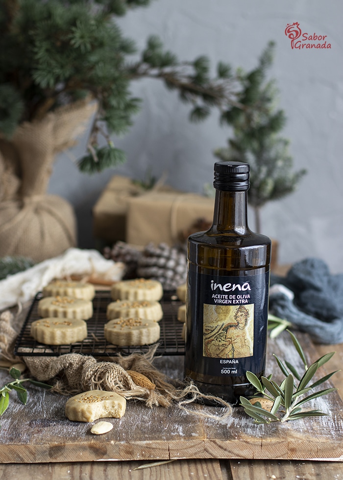 AOVE Inena para hacer polvorones de almendra y AOVE - Sabor Granada AOVE Inena para hacer polvorones de almendra y AOVE - Sabor Granada