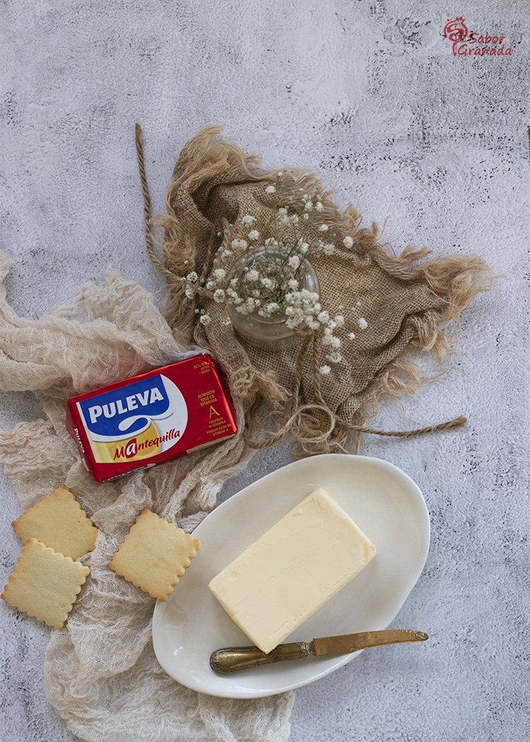 Mantequilla Puleva para hacer las galletas de mantequilla - Sabor Granada Mantequilla Puleva para hacer las galletas de mantequilla - Sabor Granada