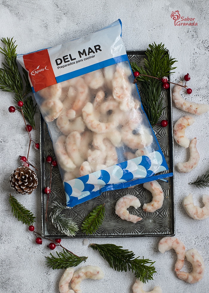 Gambones pelados de Mariscos Apolo para hacer zamburiñas gratinadas - Sabor Granada Gambones pelados de Mariscos Apolo para hacer zamburiñas gratinadas - Sabor Granada