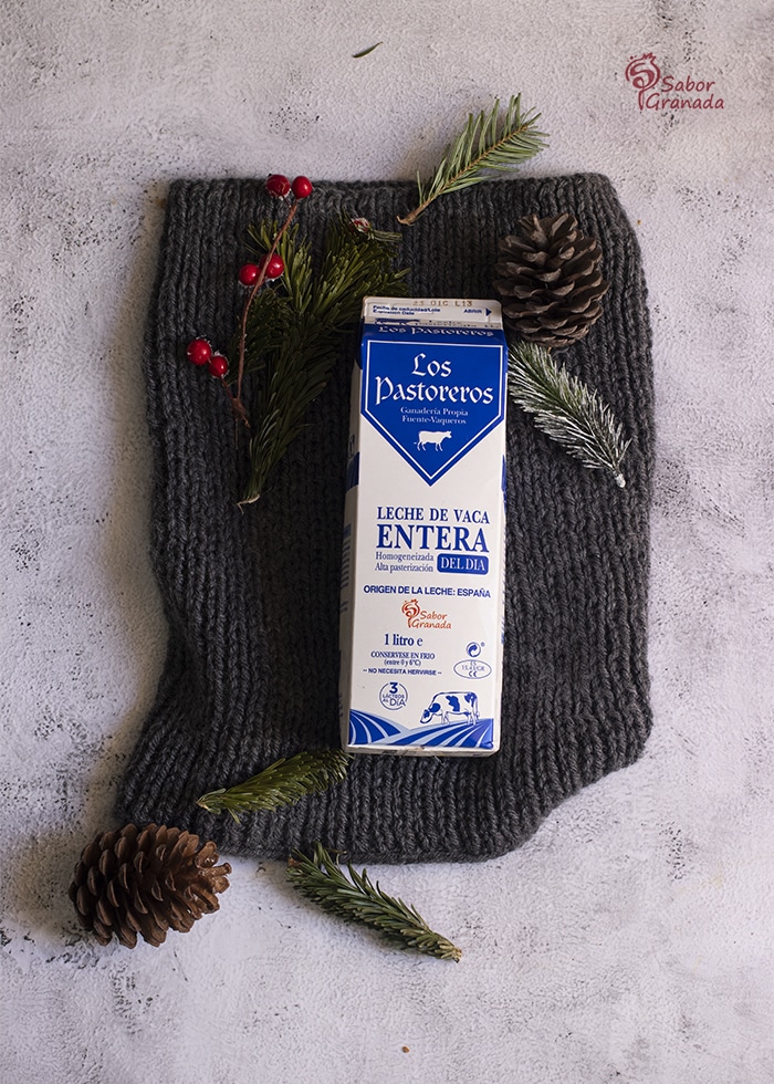 Leche entera Los Pastoreros para hacer roscón de Reyes - Sabor Granada Leche entera Los Pastoreros para hacer roscón de Reyes - Sabor Granada