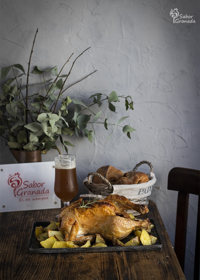 Pollo a la Cerveza emplatado - Sabor Granada Pollo a la Cerveza emplatado - Sabor Granada
