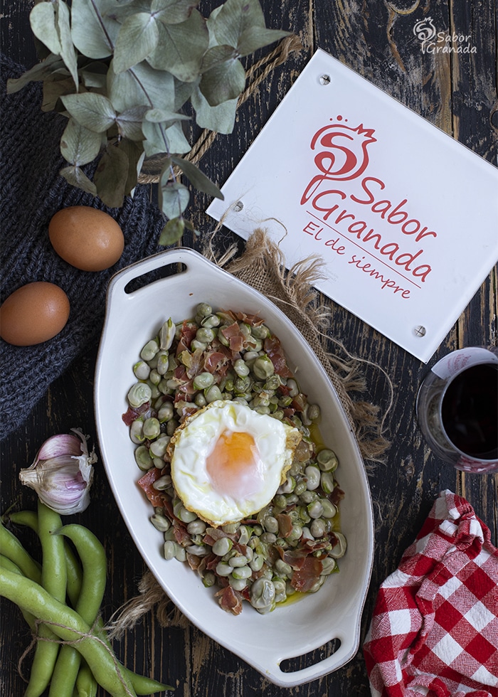 Habas con jamón - Sabor Granada Habas con jamón - Sabor Granada