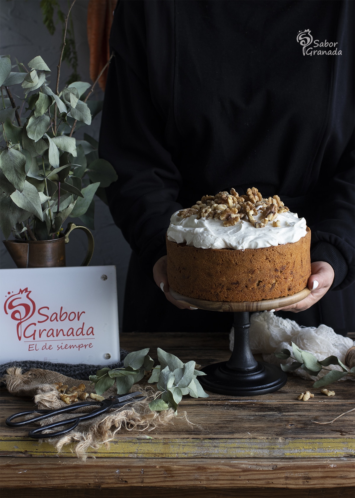 Tarta de zanahoria y nueces - Sabor Granada Tarta de zanahoria y nueces - Sabor Granada