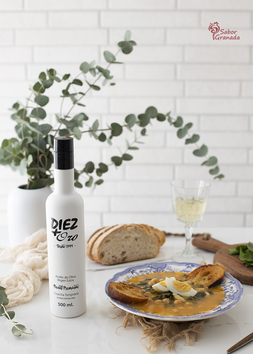 AOVE Diez Oro para hacer el potaje de vigilia - Sabor Granada AOVE Diez Oro para hacer el potaje de vigilia - Sabor Granada