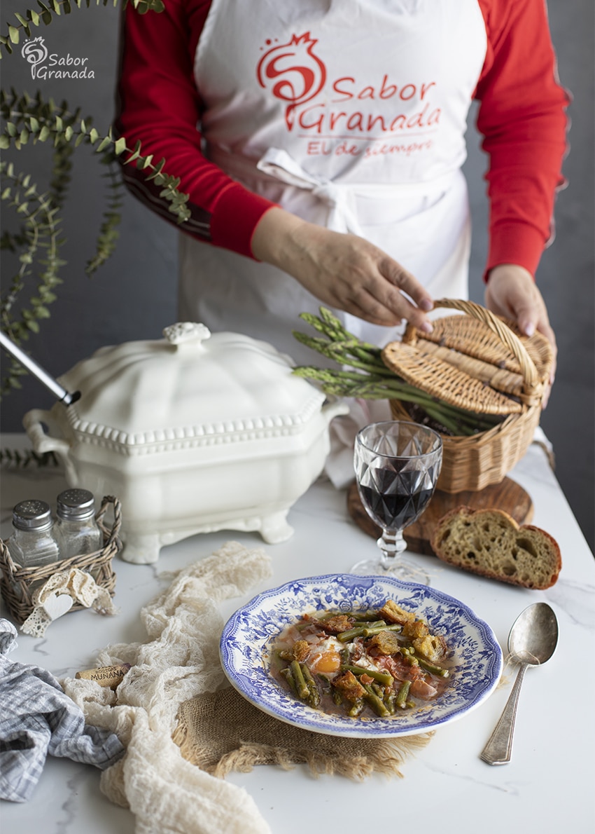Sopa de espárragos verdes - Sabor Granada Sopa de espárragos verdes - Sabor Granada