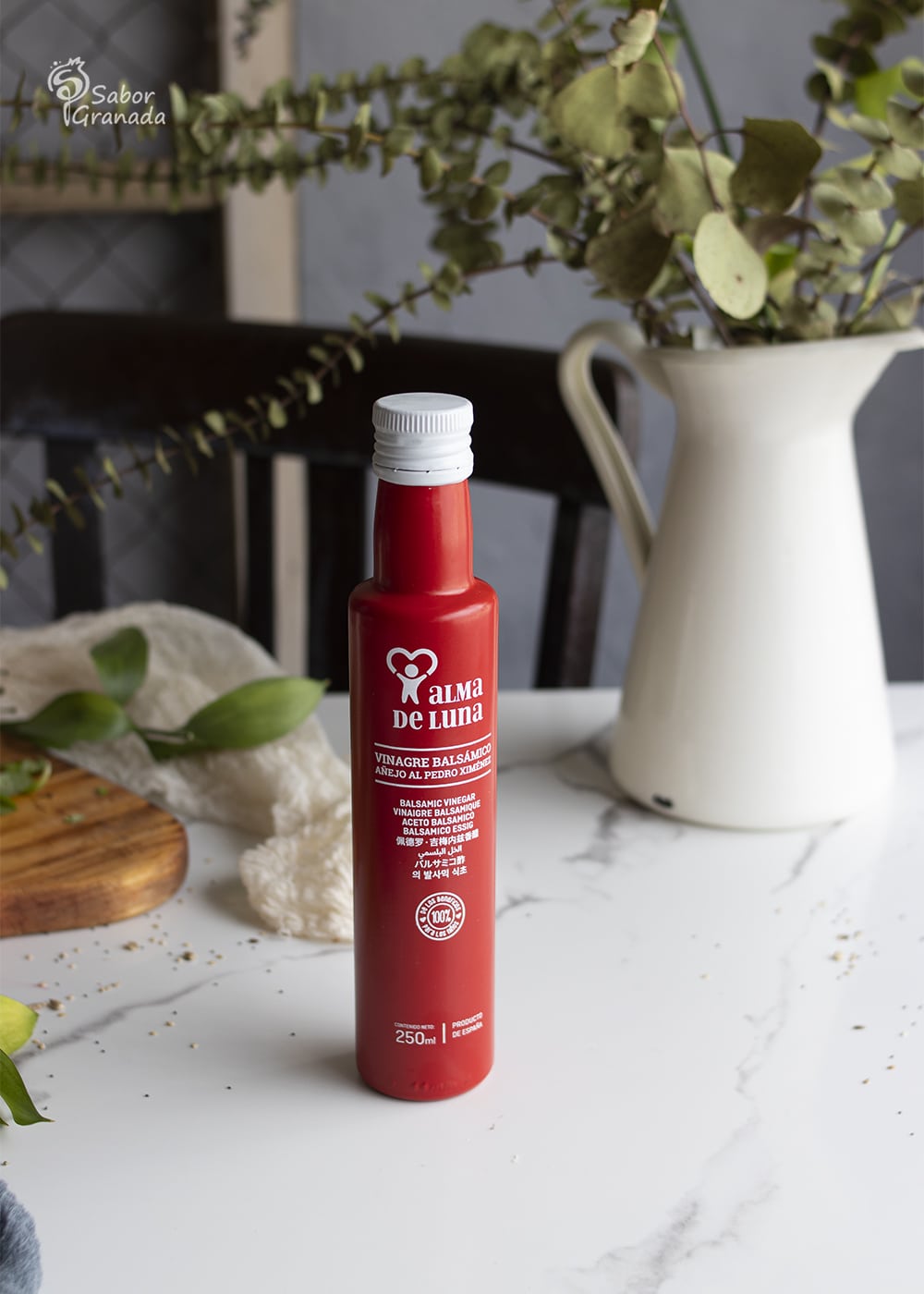 Vinagre Balsámico de Alma de Luna para hacer salmorejo de remolacha - Sabor Granada Vinagre Balsámico de Alma de Luna para hacer salmorejo de remolacha - Sabor Granada