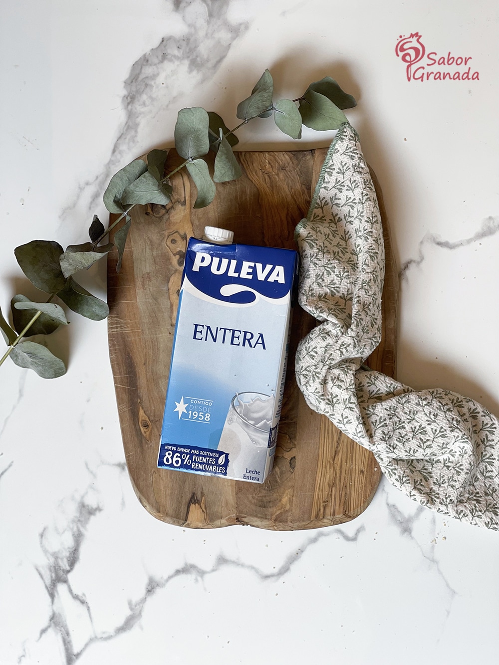 Leche Puleva para hacer un pudin de coco - Sabor Granada Leche Puleva para hacer un pudin de coco - Sabor Granada