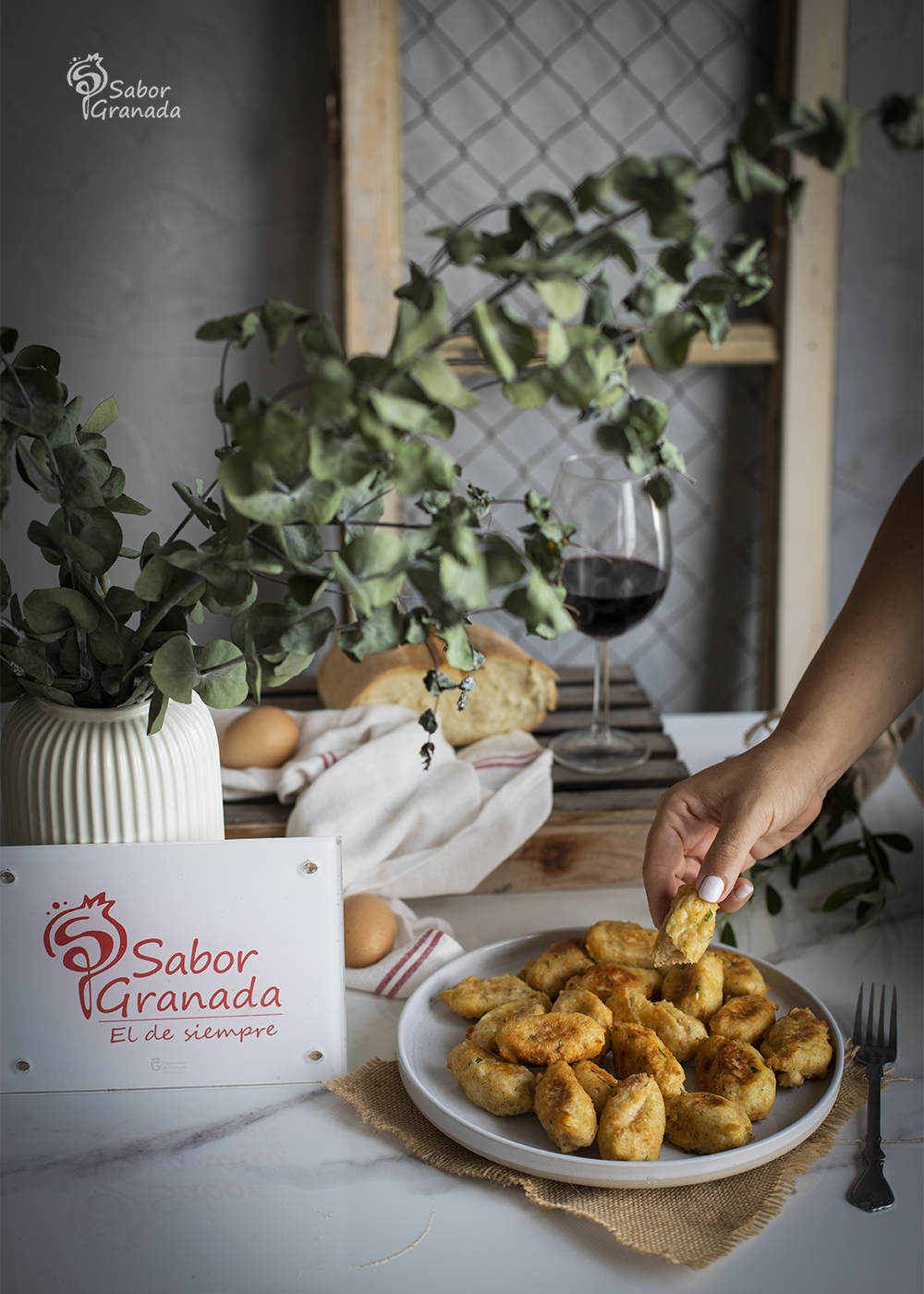 Plato de huevos tontos - Sabor Granada Plato de huevos tontos - Sabor Granada