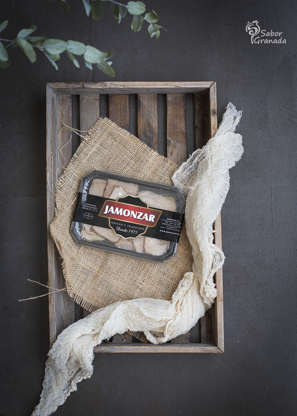 Lomo Jamonzar para unas tostas de pan de vino tinto - Sabor Granada Lomo Jamonzar para unas tostas de pan de vino tinto - Sabor Granada