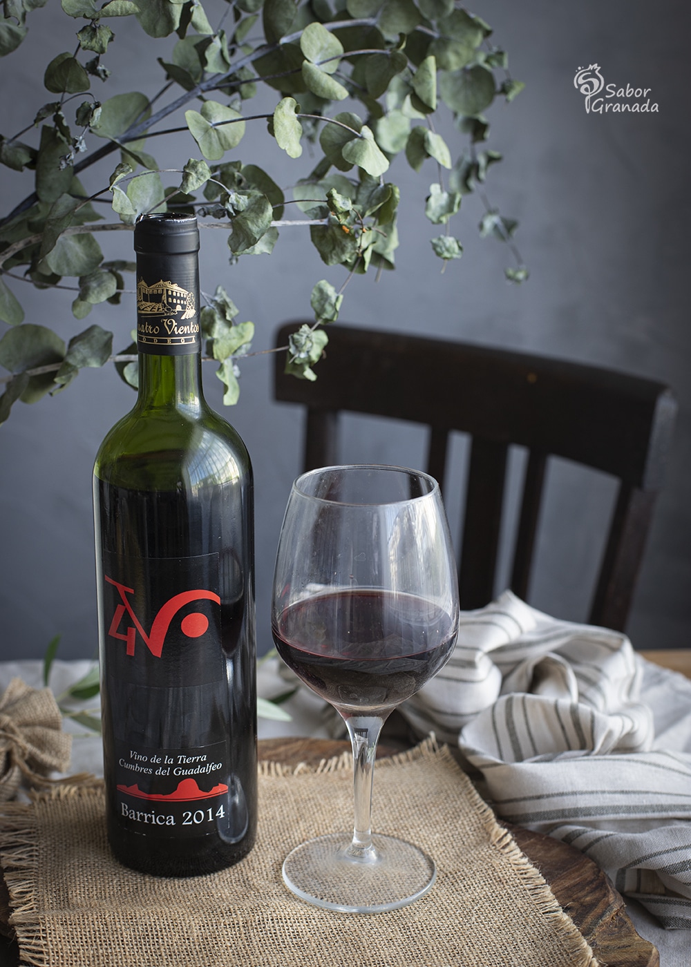 Vino 4 Vientos para maridar un solomillo al whisky - Sabor Granada Vino 4 Vientos para maridar un solomillo al whisky - Sabor Granada